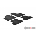 Original Gledring Passform Fußmatten Gummimatten 4 Tlg.+Fixing - Audi A3 2003-2011
